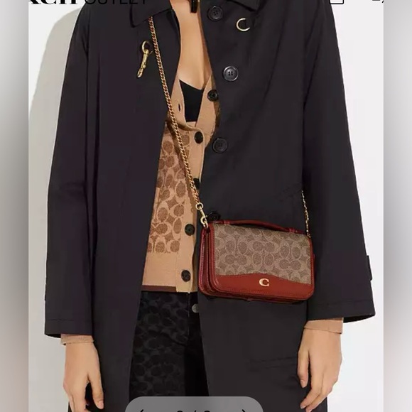 ❌SOLD❌Coach Brown Signature Canvas Bag - Picture 12 of 14